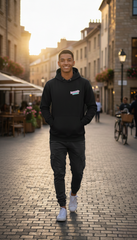 Loony Looms "Democracy Manifest" Judo Academy Streetwear Hoodie β Black (350 GSM)