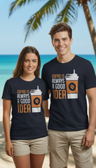 Loony Looms Navy Blue Premium Cotton T-Shirt – Soft, Breathable, Classic Fit