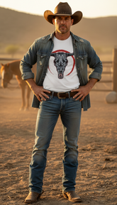 Loony Looms White Premium Cotton T-Shirt – Soft, Breathable, Classic Fit