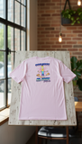 Loony Looms Lavender Unisex Graphic Printed Oversized T-shirt.