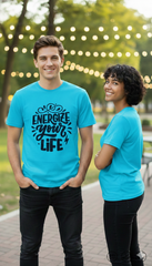 Loony Looms Blue Premium Cotton T-Shirt – Soft, Breathable, Classic Fit