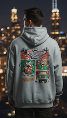 Loony Looms Scooby-Doo "Mystery Solved" Streetwear Hoodie β Grey (350 GSM Heavy Fleece)