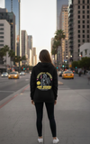 Loony Looms "Democracy Manifest" Judo Academy Streetwear Hoodie – Black Premium quality hoodies