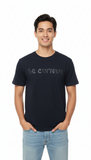 Loony Looms "Be Curious" Minimalist Statement Tee β Navy Blue (100% Bio-Washed Cotton)