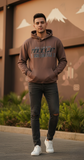 Loony Looms Unisex M.I.L.F I Love Fuji Streetwear Hoodie – Coffee Brown Premium quality hoodies