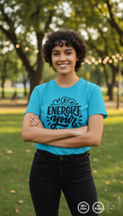 Loony Looms Blue Premium Cotton T-Shirt – Soft, Breathable, Classic Fit