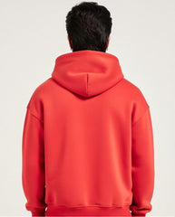 Premium Red Hoodie for Men – Soft Cotton Blend, Minimal Design, All-Season Comfort