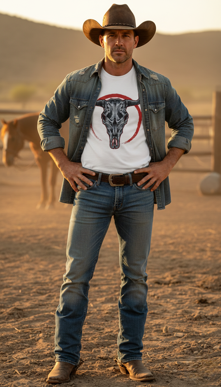 Loony Looms White Premium Cotton T-Shirt – Soft, Breathable, Classic Fit