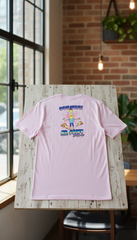 Loony Looms  Lavender  Unisex Graphic Printed Oversized T-shirt.