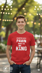 Loony Looms Red Premium Cotton T-Shirt For Men– Soft, Breathable, Classic Fit