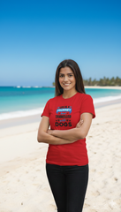 Loony Looms Red Premium Cotton T-Shirt – Soft, Breathable, Classic Fit