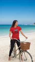 Loony Looms Red Premium Cotton T-Shirt – Soft, Breathable, Classic Fit