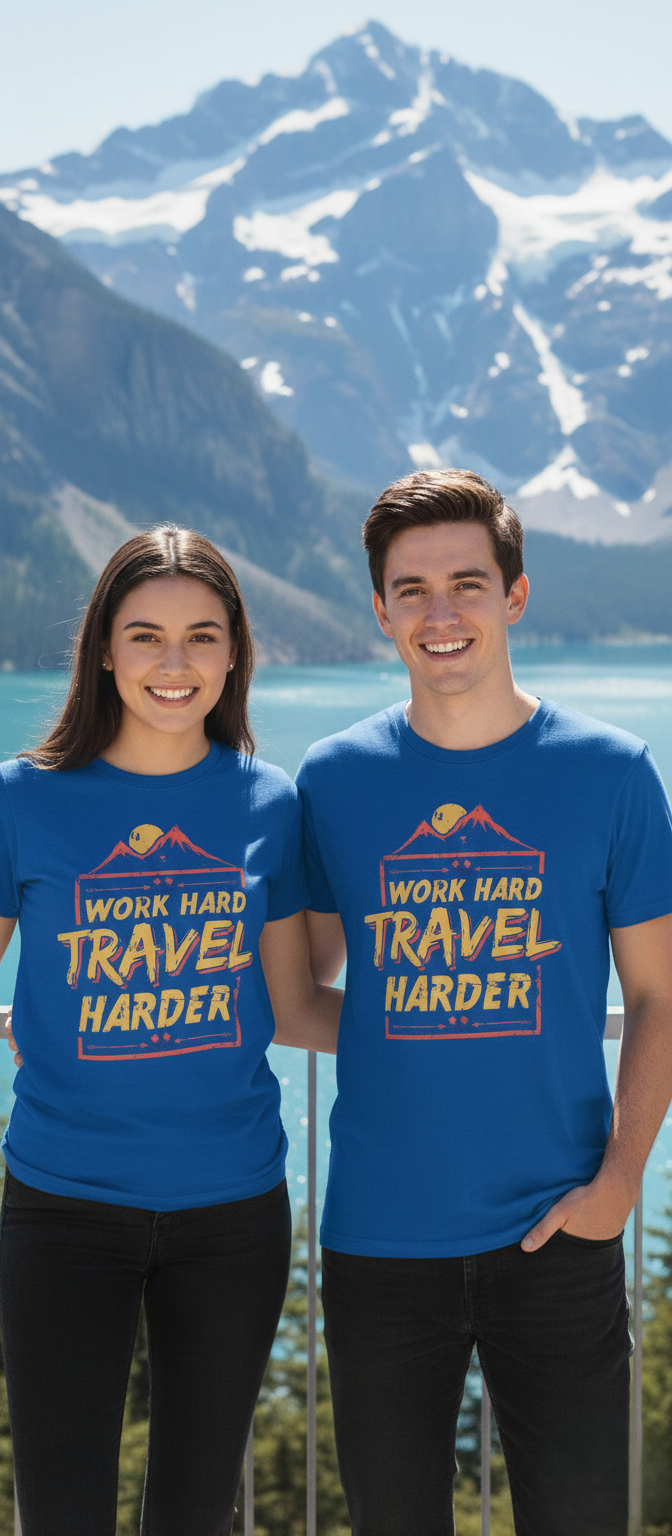 Loony Looms Royal Blue Premium Cotton T-Shirt – Soft, Breathable, Classic Fit