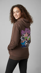 Loony Looms Patrick "Nahhh" Streetwear Hoodie Coffee Brownn all GEN-Z.