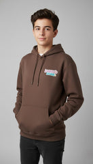 Loony Looms Patrick "Nahhh" Streetwear Hoodie Coffee Brownn all GEN-Z.