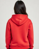 Loony Looms "Proud Wiener" Funky Graphic Hoodie – Fire Red (350 GSM)